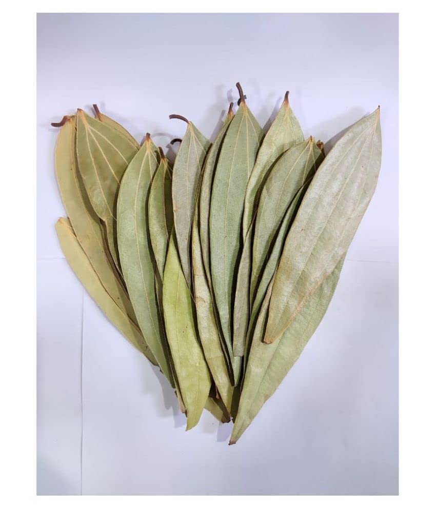 Vishvanetre Bay Leaf Whole Tej Patta Dried Bay Leaves Indian Spices (50 GR)