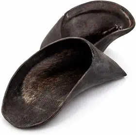Casco Bovino Natural para Cachorro Brinquedo de Roer que Limpa Dentes 2 Unidades
