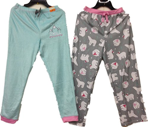 SAINT EVE ST Eve Girl's Sleep Pant 2-Pack (Green/Grey, 12)