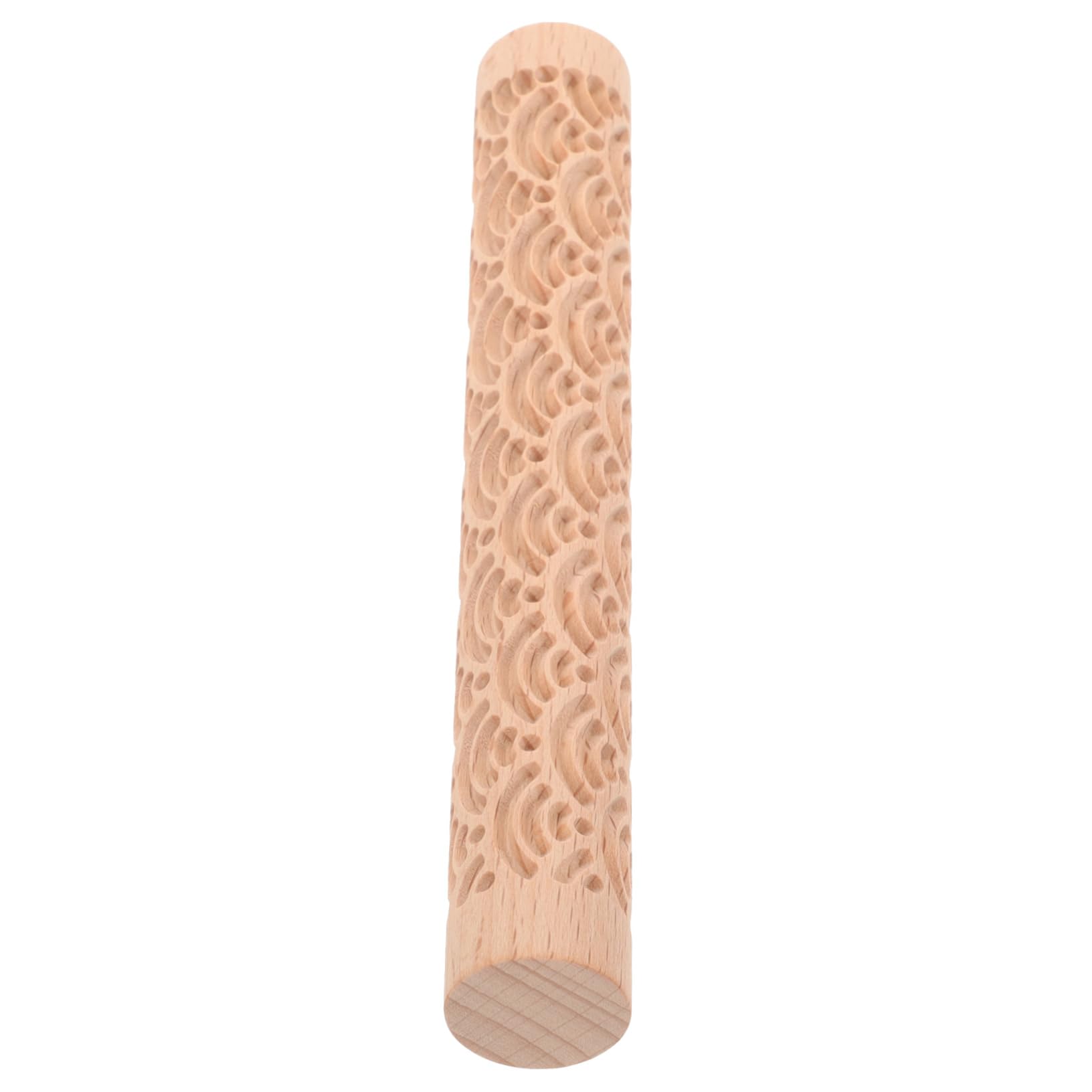 Amosfun 4 Piezas Herramientas De Mano De Arcilla Rodillo Mango De Bricolaje Para Hornear Palos De Amasar Palo De Barro Varilla De Impresión De Arcilla Palos De Rodar En Madera