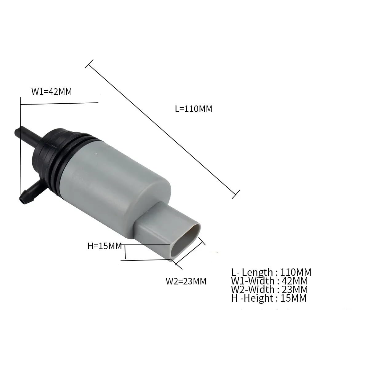 Bomba Limpiaparabrisa Bomba lavaparabrisas para 67126934159 6712730258 67128377612 Bomba de Agua para Limpiaparabrisas | 67126934159 6712730258 67128377612
