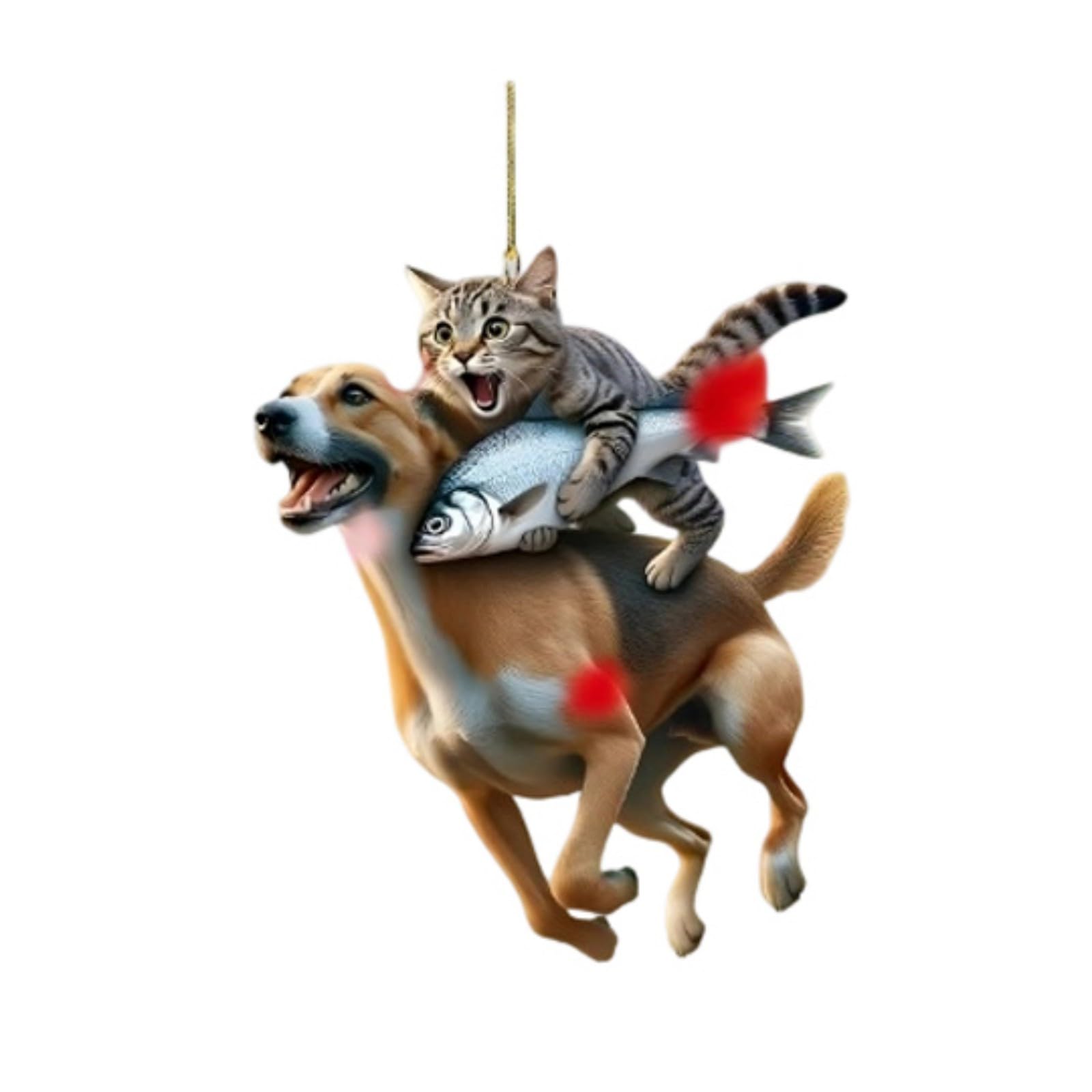Long Lasting Adorable Felines Shape Car Hanger Charm Ornament for Auto Interior Backpack Accessories Acrylic Decoration Feline Shape Auto Ornament