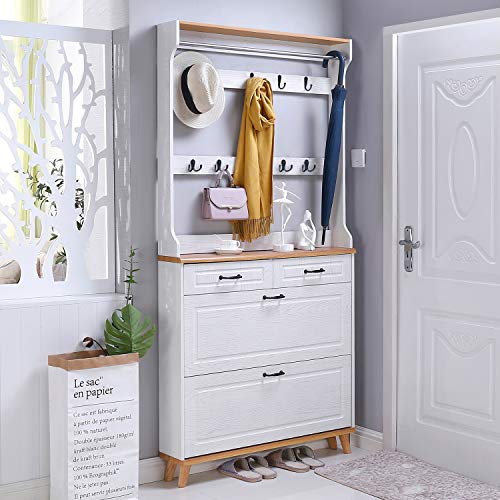 Bligo 16 Pack Black Coat Hooks - 8 Double Hooks And 8 Single Hooks For Hanging Towel Hat Bag, Heavy Duty Wall Mounted Coat Hanger With Screws For Bathroom Kitchen #TOP3