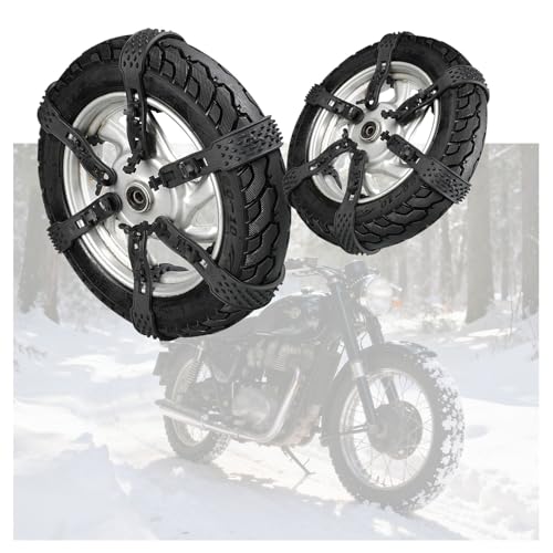 非金属タイヤチェーン スクーター用非金属スノーチェーン ジャッキアップ不要 簡単取付 凍結路対応 アイスバーン対応 耐久性 滑り止め 雪&氷の破壊 耐摩耗性 安定性向上 広く厚い設計 10個