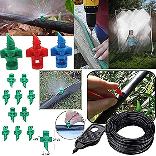 Image of Diy Crafts 11176 India 999 Micro Garden Lawn Water Spray Misting Nozzle Sprinkler Irrigation System, Multicolor, 50 Piece