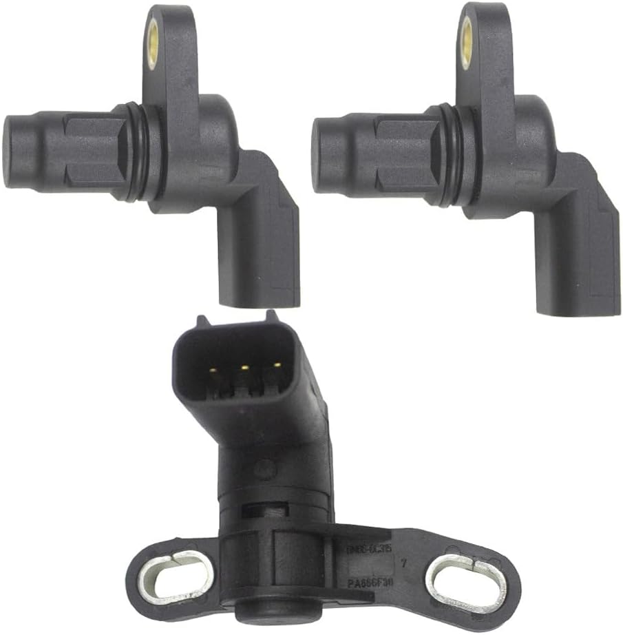 3X Crankshaft + Camshaft Position Sensor kit for 2012-2014 Ford Focus Edge Escape Explorer 2.0L; 2013-2017 Taurus 2.0L