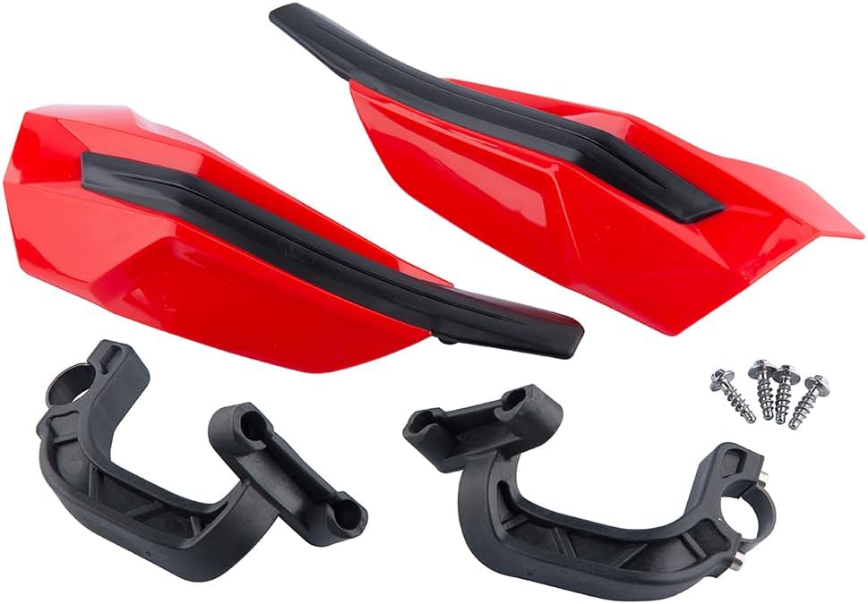 Universal Handguards for Dirt Bike, ATV, Pit Bike, Motocross – Motorcycle Hand Guards with Hardware Kit, Fits Most 7/8” & 1-1/8” Handlebars, Off-Road Protection for MX Enduro Trail