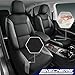 Skechers Memory Foam Car Seat Covers, Air Cool Mesh Thick Seat Covers, Car Seat Full Sets, Airbag Compatible, Automotive Comfort Protection for Most Cars,Vans,Trucks, SUVs,Grey