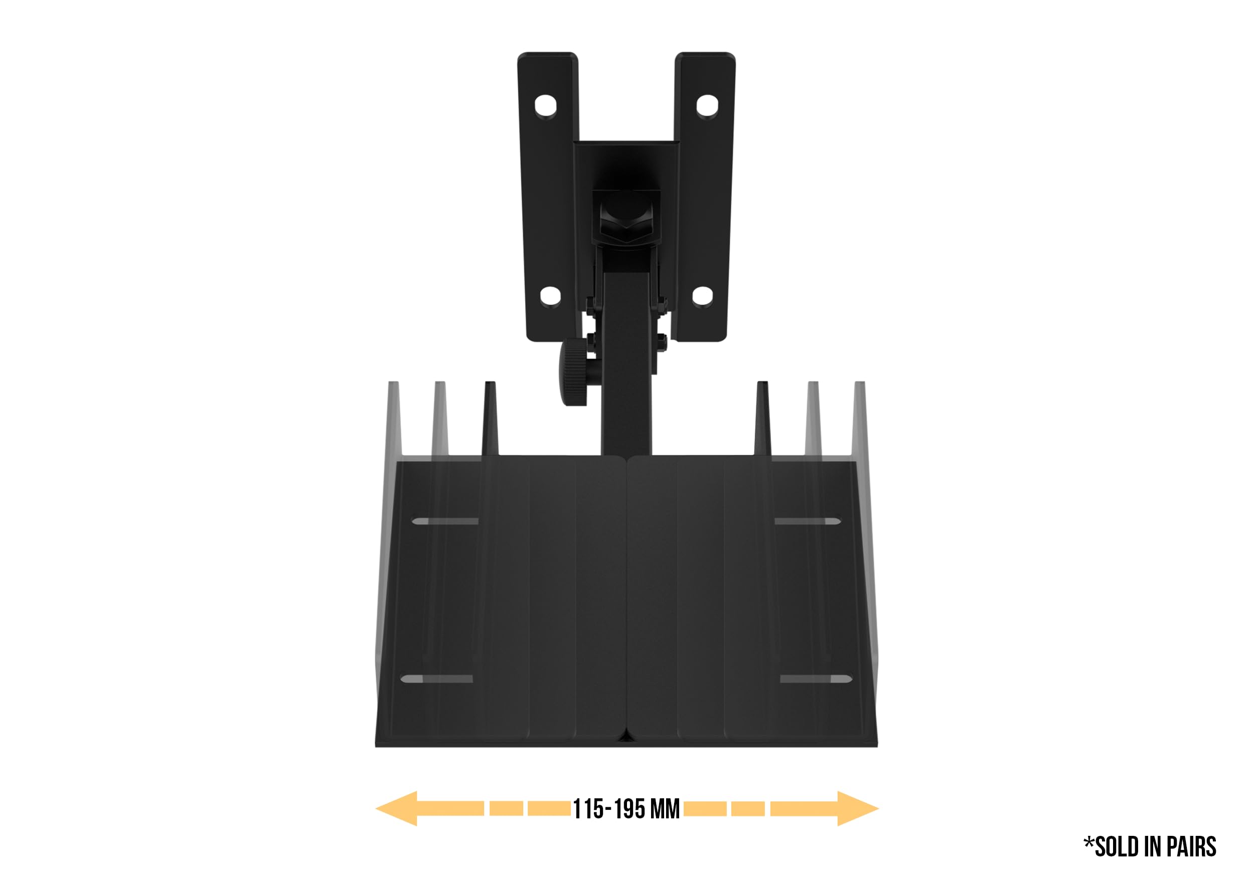 Audibax Neo STMW 1S Soportes de Pared para Monitor Estudio y Altavoz (Pareja)