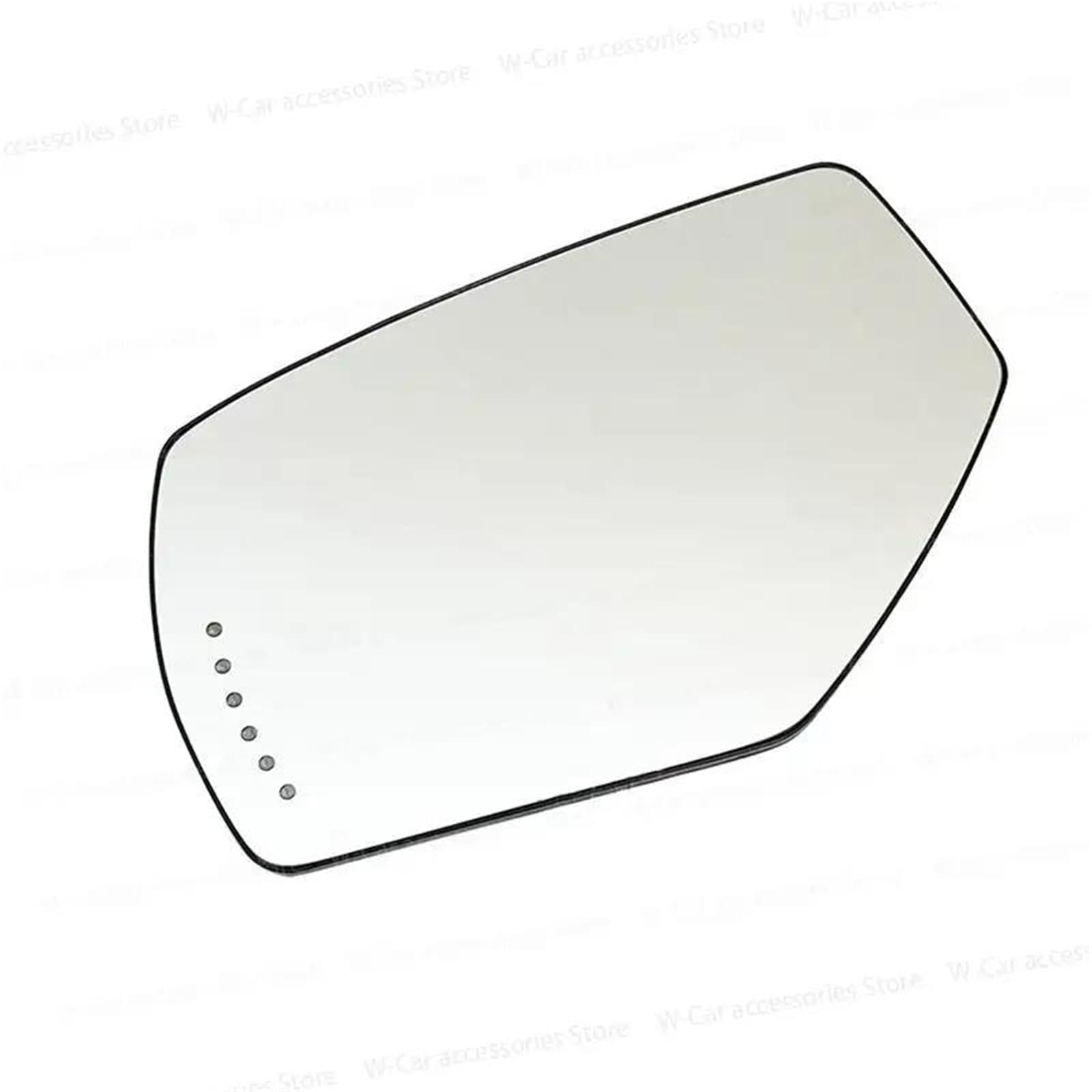 Verre Recul Miroir Pour GMC Pour Sierra 2014-2018 Rétroviseur Chauffant Plaque Arrière Verre De Rétroviseur 22753637 22919746 Retroviseur(gauche)