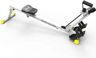 NOALED Foldable Rowing Machine 2020 Model Rowing Machine Fitness Cardio Workout With Adjustable Resistance Advanced Driving Belt System