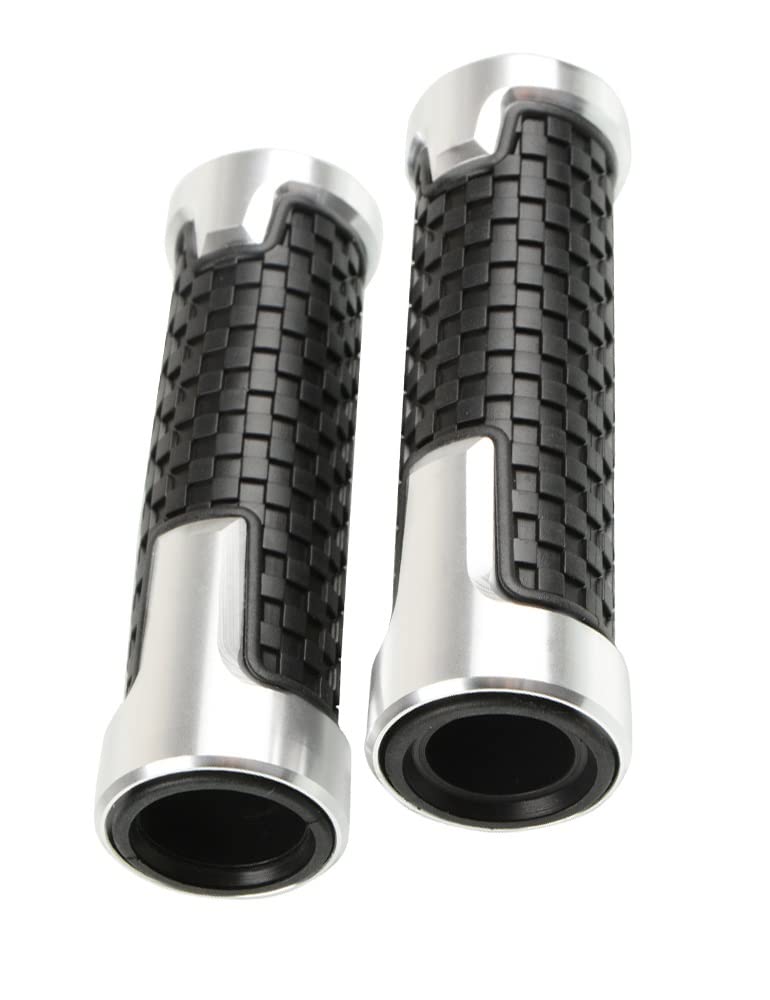 Motorrad lenkergriffe Für Ninja 650R ER6F ER6N ZZR1200 ER5 GPZ500 EX500CNC Aluminium 7/8 "Motorradgriff Griffleiste Moto Lenkergriffe gasgriffhilfe gasgriff