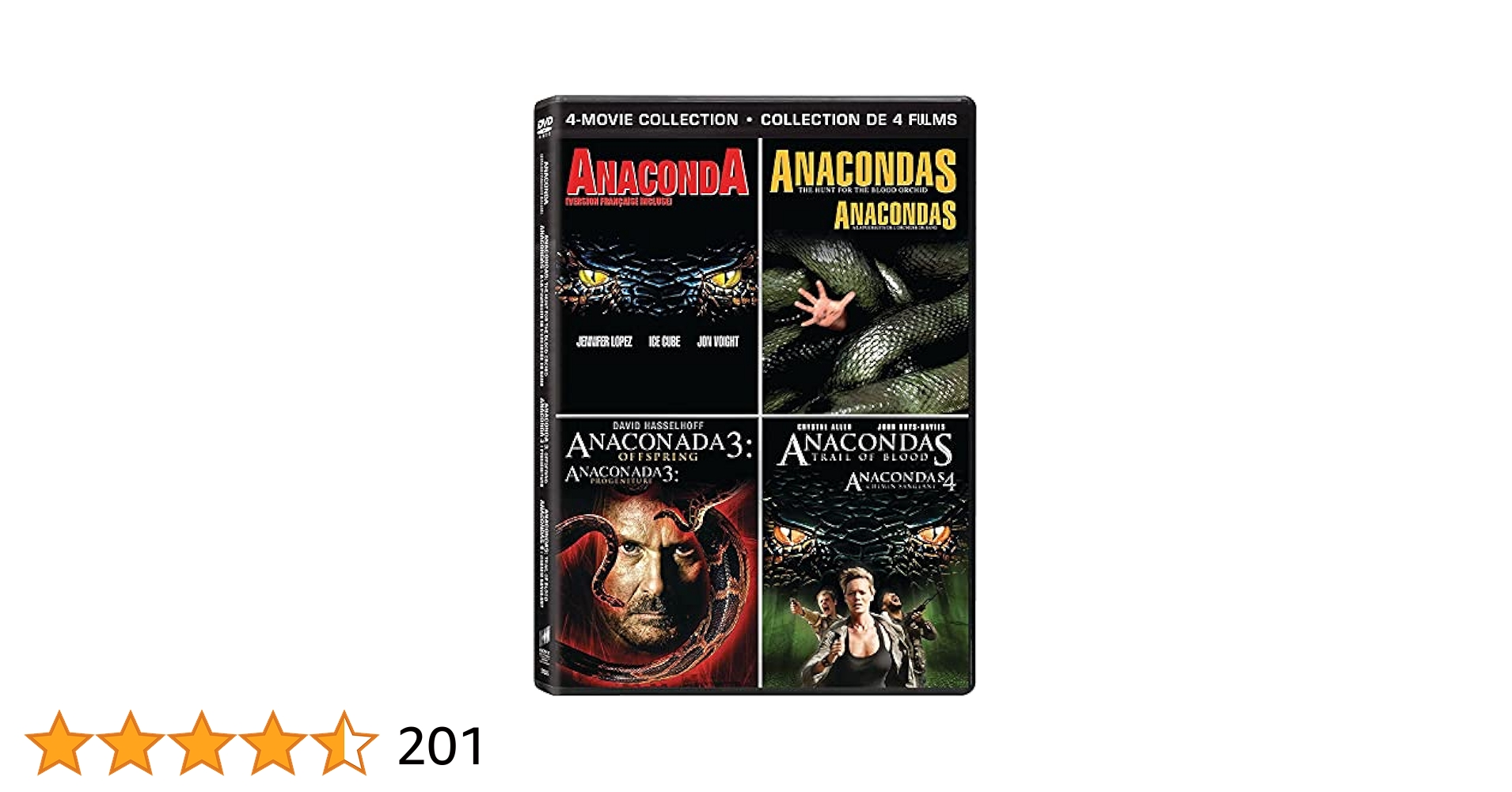 アナコンダ('97米)全巻4作品 Anaconda Collection 1-4 – 88 Films