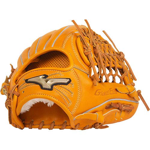 ミズノ 軟式 グローブ グラブ グローバルエリート H Selection02＋プラス 外野手用 サイズ13 1AJGR22407 (54)オレンジ 左投 3枚目