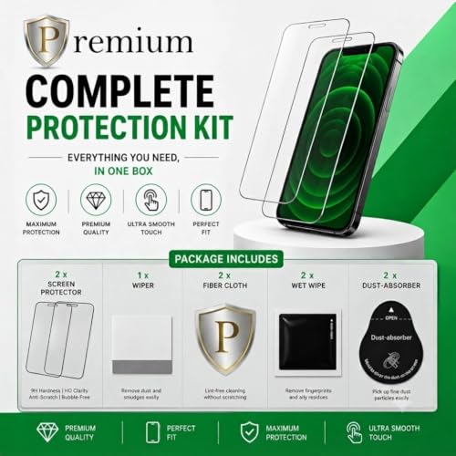 Image of PremiumTempered Glass for Google Pixel 10 Screen Protector,9H Hardness,HD Clarity,Scratch-Resistant & Case-Friendly (Pack-2)