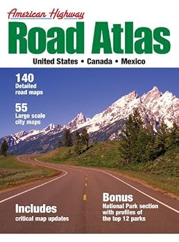Paperback 2011 American Highway Road Atlas of the U.S., Canada, & Mexico (Medium Format) [Paperback] Book