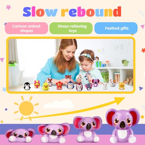 Save 18% on 24PCS Animal Squishy Toys - Stress Relief Fidget Toys - Image 3