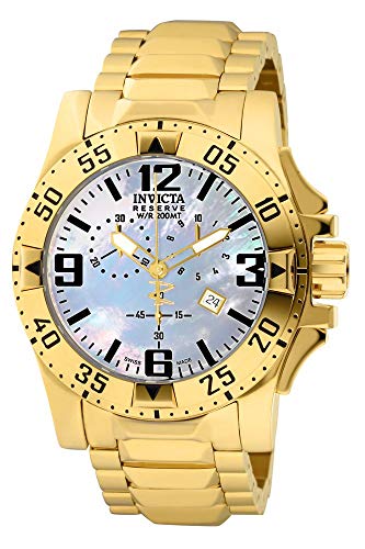 Invicta Men's 6257 Excursion Collection Chronograph 18k Gold-Plated Stainless Steel Watch