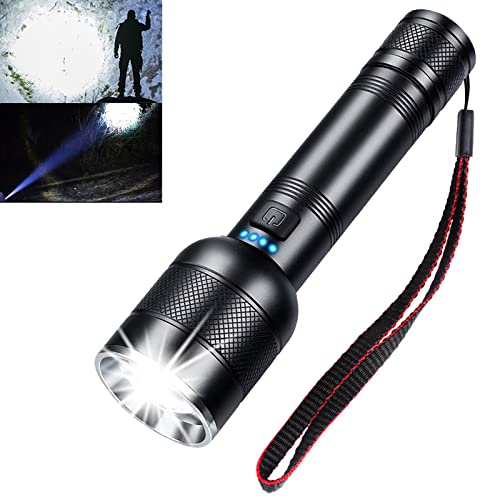HOSONIC Linternas Led Alta Potencia 800 Lumens,4 Modos IPX4 Impermeable Flashlight Hombres para Emergencia Camping Regalo Cover