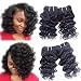 Brazilian Body Wave Human Hair 4 Bundles Virgin Unprocessed Remy Weave Wet And Wavy Cheap 50g One Bundle Toal 200g Natural Black Color 8 8 8 8 Inch