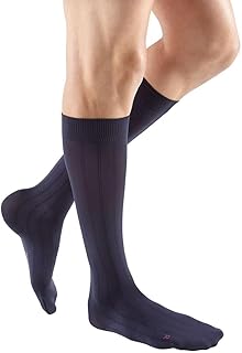 Mediven for Men Classic - 30-40 mmHg Calf High Compression Stockings, Closed Toe Leg Circulation Dress Socks, Leg Support Coverage
