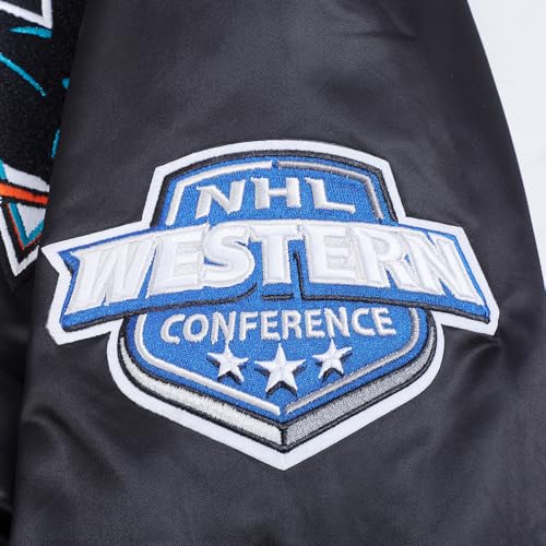 Image of Pro Standard Mens NHL Old English Satin Jacket