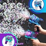 Eaglestone Bubble Gun for Kids 2 Packs, Automatic Bubble Machine, 10-Hole Bubbles Wands Blaster for Toddlers with LED Lights,Party Favor, Outdoor Toys for Boys & Girls - Image 3