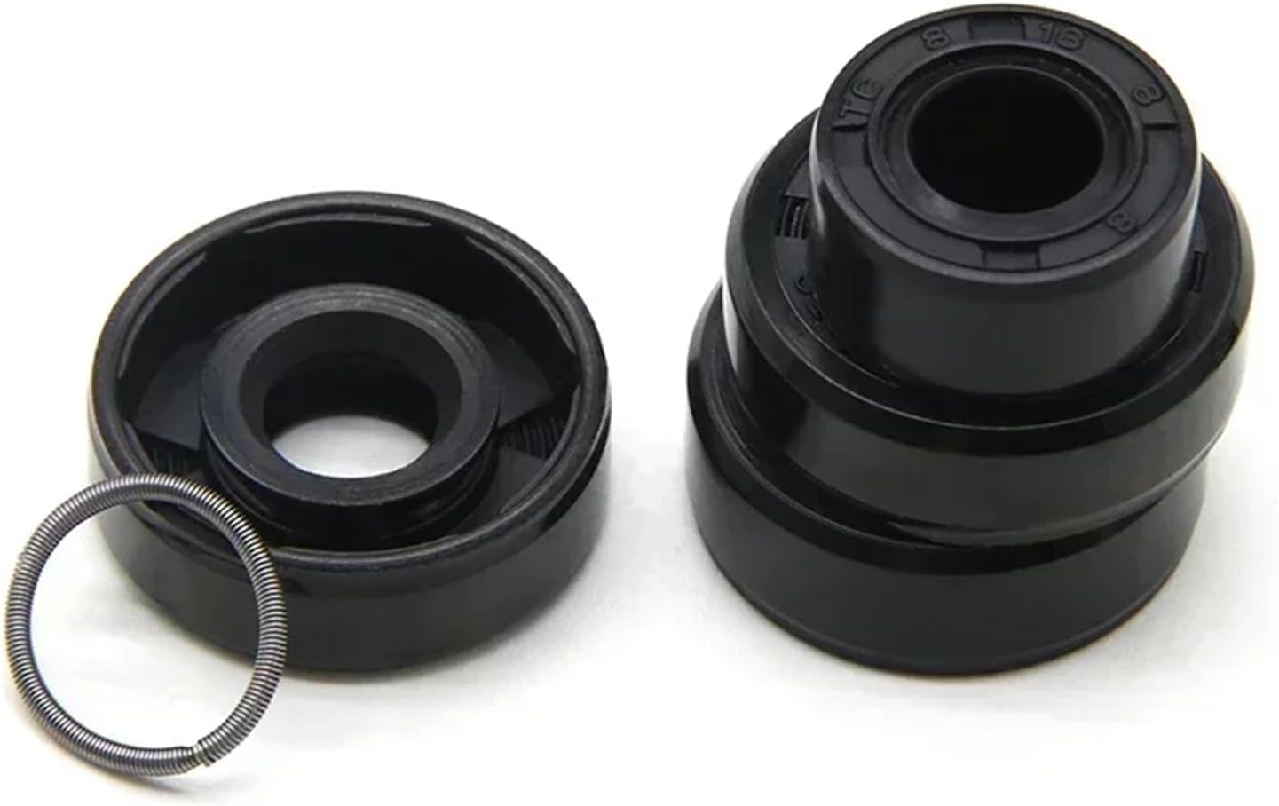 2/5/10pcs Black NBR Oil Seals ID 8mm TC-8 * 14/15/16/18/22 * 4/4.5/5/7/8mm Nitrile Rubber Shaft Double Lip Oil Seals Gaskets(2pcs,8x12x3mm)