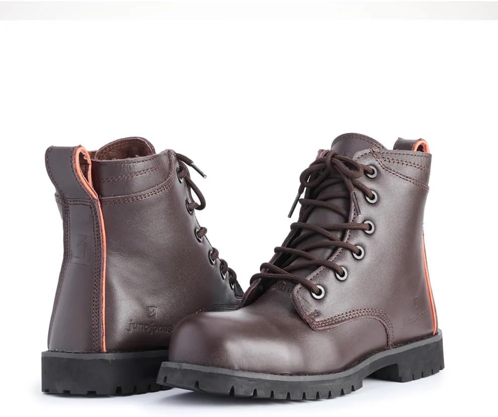 Juno Jones Women's Leeza Composite Toe Work Boots – Lightweight Safety Toe Boots for Women, Slip Resistant Industrial Work Boot
