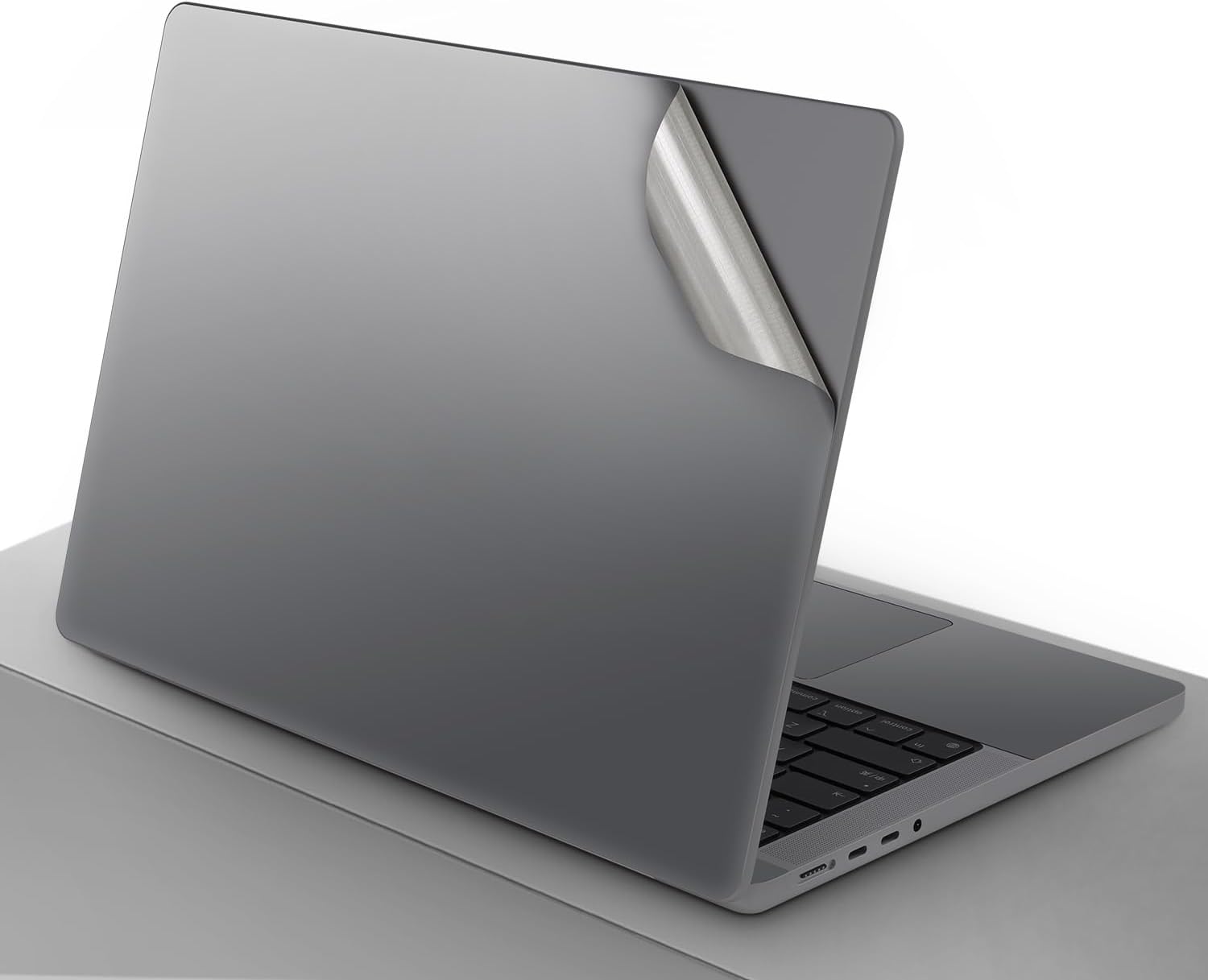 in 1 3M ビニール フルサイズ ボディスキン パームレスト ステッカー 2021~2025+ MacBook Pro 14 【ヘブンバーンズレッド】