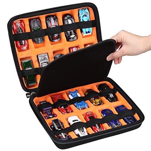 Mchoi Hard EVA Travel Case for Hot Wheels 20 Cars Gift Packï¼ˆCASE ONLYï¼‰
