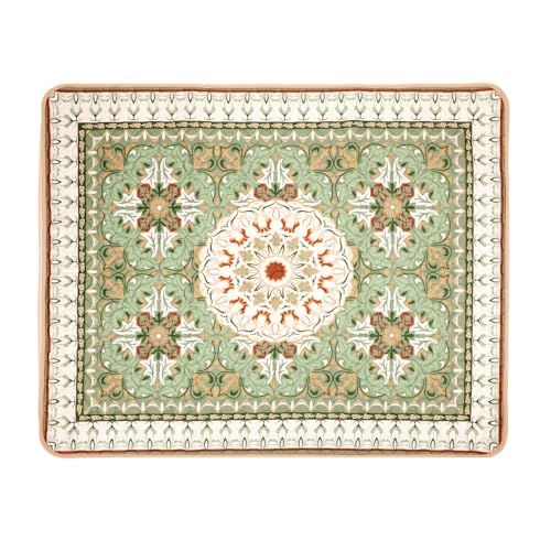 Image of Reusable Dog Pee Pads (2-Pack), Ultra Absorbent & Leakproof, Washable Puppy Training Pads, Non-Slip Backing, 31 inchx36 inch, Sage Tile Pattern (Sage Tile Pattern)