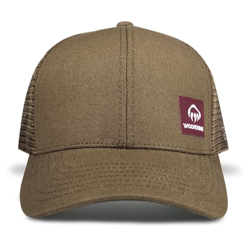 Image of Wolverine Trucker Hat | Mesh Back | Snapback | Adjustable | Rugged | Durable | Workwear