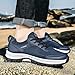 Men's Fashionable Casual Outdoor Hiking Running Sneakers Comfortable Athletic Footwear for Active (Blue, 10.5)