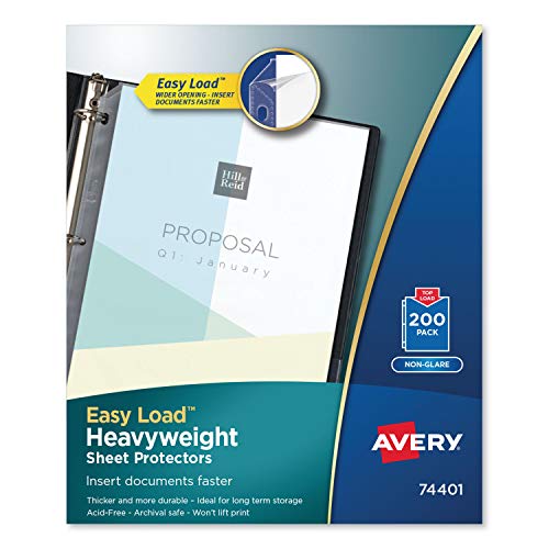 AVERY AVE74401 - Top Loading Sheet Protector