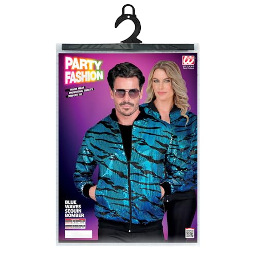 Widmann W MILANO Party Fashion - Party Fashion Bomber Jacket, Sequin Jacket, Vest, Party Outfit, Disco, Animal Print - Image 4