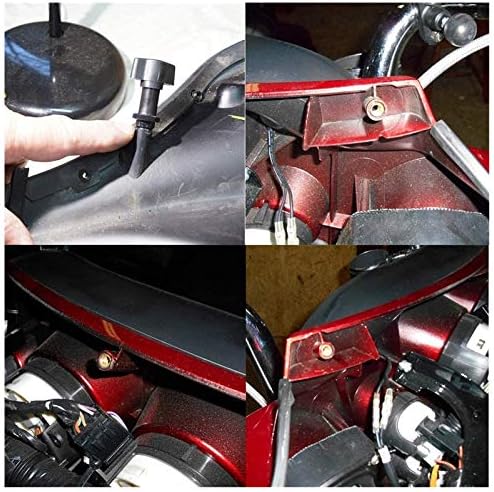 Miniatura 4 de Kit de reparación de carenado, kit de reparación de inserción de carenado de motocicleta, tornillos de latón con mango en T, herramienta de