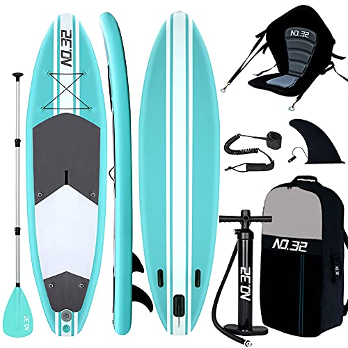 🏄 【Informazioni sul SUP Gonfiabile】 Lunga: 300cm (10'); Larga: 76cm (30''); Spessore: 15cm (6''), 6