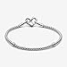 PANDORA Moments Studded Chain Bracelet - Compatible Moments Charms - Sterling Silver Charm Bracelet for Women - With Gift Box - 9