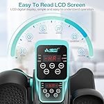 Under Desk Elliptical Machine, Ellipse Leg Exerciser for Seniors Adults, Adjustable Speeds Elliptical Trainer with Remote, Quiet & Portable Mini Seated Pedal Exerciser for Home Office Use - Image 3