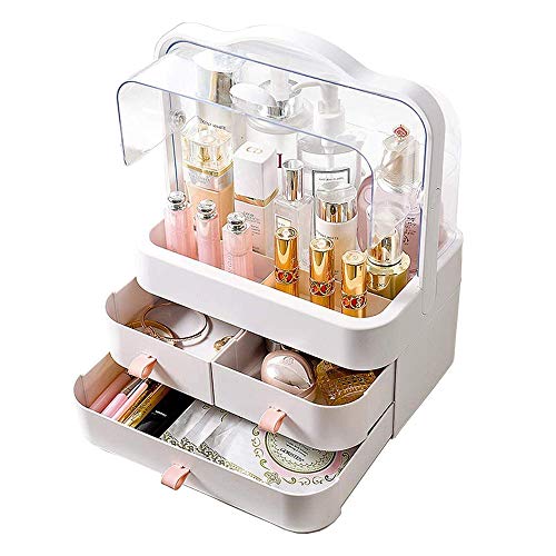 Organisateur de maquillage anti-poussière : protégez pinceaux et parfum