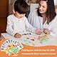 DYMHQ Buchstaben Kinderspielzeug Steckpuzzle Einschulung - Holz Montessori Spielzeug ab 3-8 Jahre/Rechtschreibung Lernspielzeug Alphabet-Karte/Rechtschreibspiele Spielzeug für Junge Mädchen