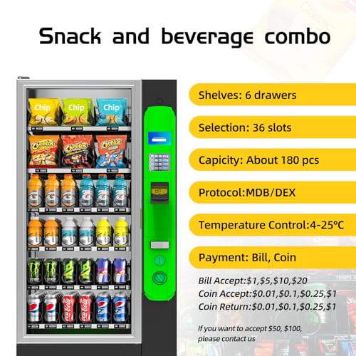 Generic M6 Beverage Snack Combo Commercial Vending Machine thumb #2
