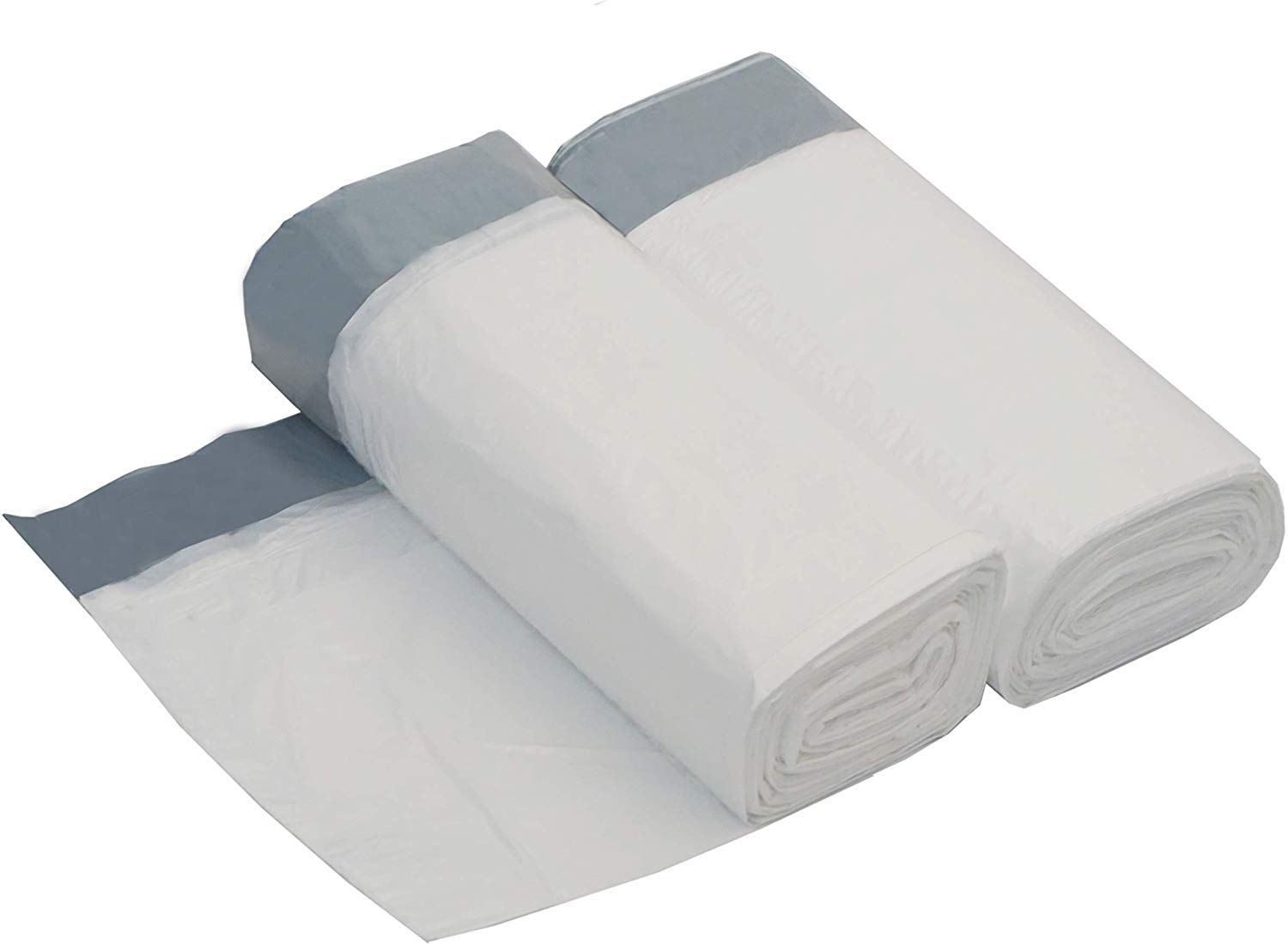 Besli 10 Gallon DrawString Strong Trash Bag Garbage Bag (10 Gallon(90 Bags), White)