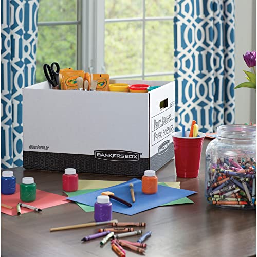 Bankers Box FEL00724 12 Pack R-Kive Heavy-Duty File Storage Boxes thumb #4