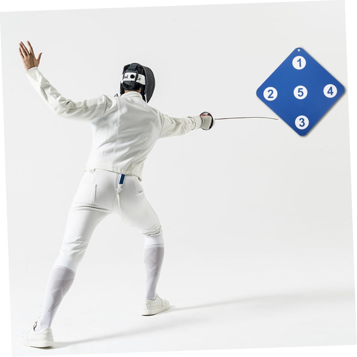 2pcs Fencing Training Target Wall-Mounted Dual-Sided Practice Tool for Boys and Girls and Adults Fencing Supplies