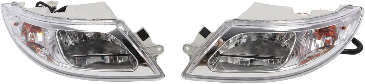 Halogen Headlight Assembly Compatible with International 3200 3300 4100 4200 4300 4400 8500 8600 2002-2016 Left Right Headlamp Set Replace 3574388C93 3574387C93