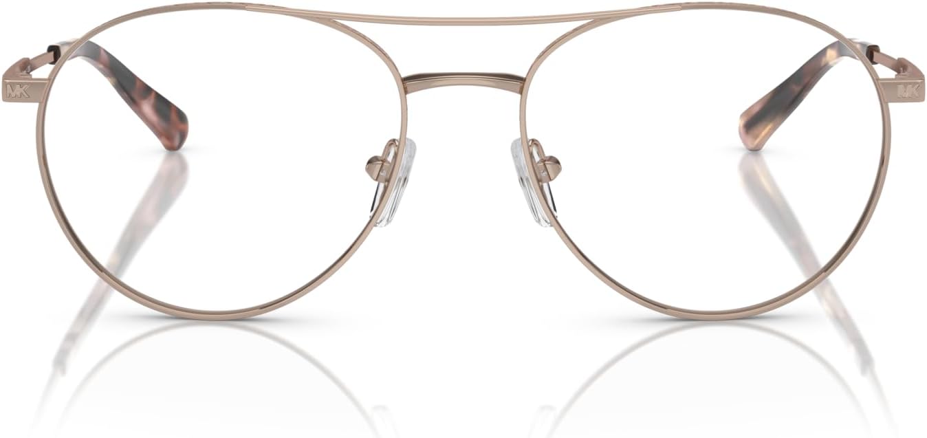 Michael Kors MK3069 Edgartown Prescription Eyewear Frames, Rose Gold/Demo Lens, 54 mm