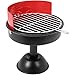 com-four® posacenere in Metallo con Design Mini Grill - posacenere Grill - posacenere per Uso Esterno - Regalo per Fumatori - portasigarette (1 Pezzo - griglia)