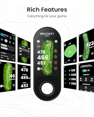 Image of MiLESEEY GeneSonic Pro Golf GPS Speaker with 43K+ Courses, Squad Camo